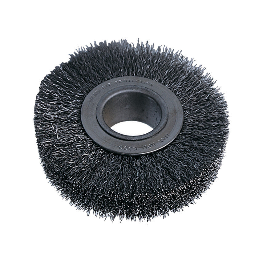 Industrial Rotary Wire Brush - Crimped - 30 SWG  - 80x15x20mm