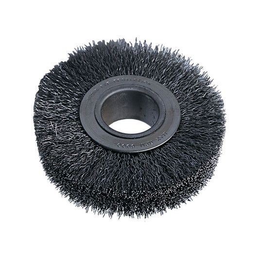 Industrial Rotary Wire Brush - Crimped - 30 SWG  - 80x15x20mm