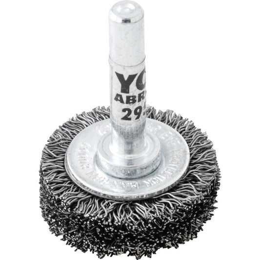 10x18mm Shaft Mounted Rotary Wire Brushes 30SWG.