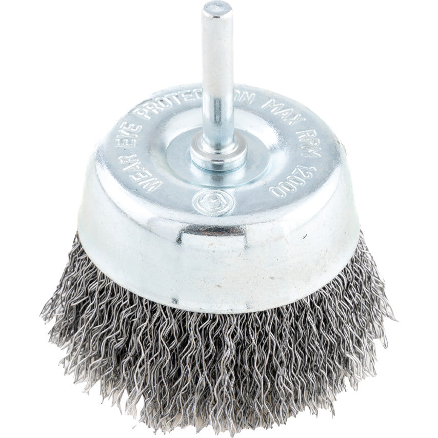 30SWG Shaft Mounted Cup Brush 60 x 15mm