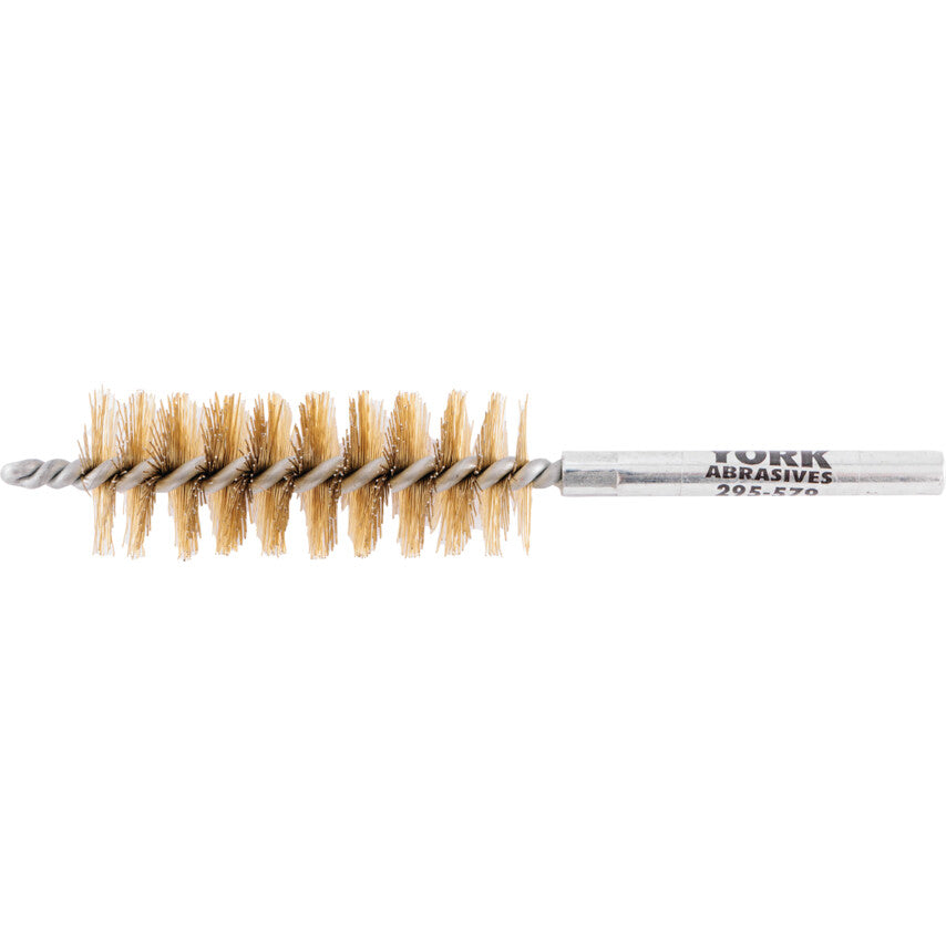 7/8in Double Spiral Power Brush c/w Universal - Brass.