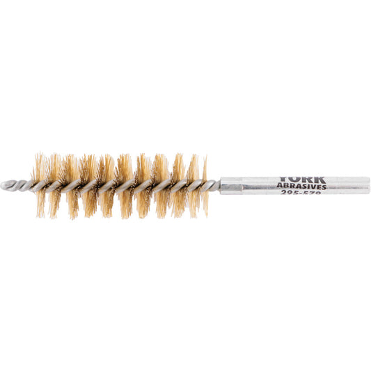 7/8in Double Spiral Power Brush c/w Universal - Brass.